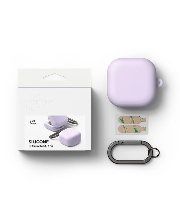 Ringke Silicone Case for Samsung Galaxy Buds 4 / 4 Pro - Purple