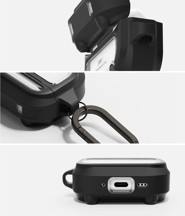 Ringke UX Magnetic Case for AirPods Pro 3 - Black and Clear