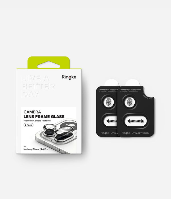 Ringke Camera Frame Protector 2-Pack for Nothing Phone 4A Pro - Black