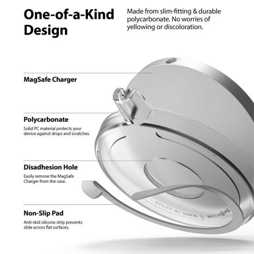 Ringke MagSafe charger Case Slim Matte Clear