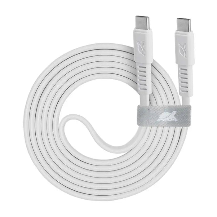 RIVA CASE TYPE-C TO TYPE-C 1.2 m WHITE - Зарядни устройства<<<Батерии и фенери<<<Осветление<<<Praktiker&&&Аксесоари за