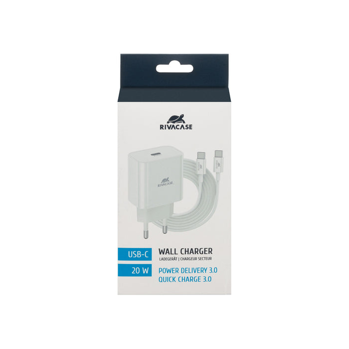 CHARGER 220V 20W TYPE-C+CABLE PS4101 WD4