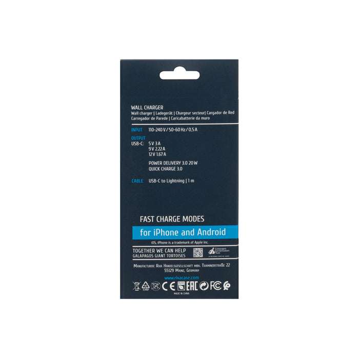 CHARGER 220V 20W TYPE-C+LIGHT PS4101 WD5
