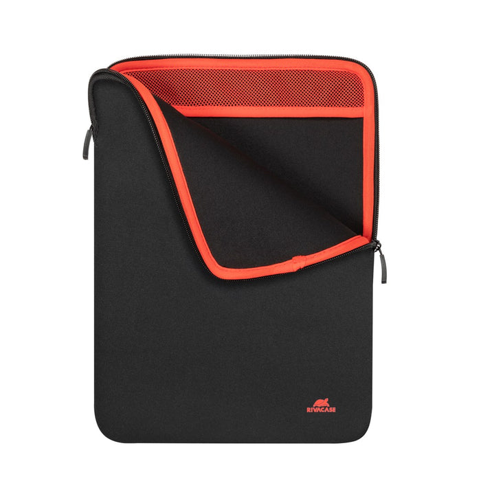 RIVACASE Antishock 5221 MacBook 13 sleeve, vertical, black, dual zippers