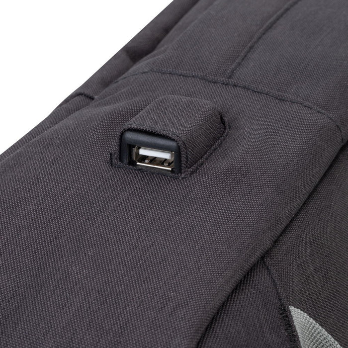 Rivacase 7562 39.6 cm (15.6") Backpack Black, Grey