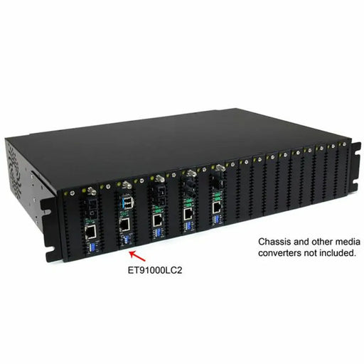 RJ45 to Fiber Optics Converter Startech ET91000LC2 - Компютър Мрежи и компоненти<<<Компютри|