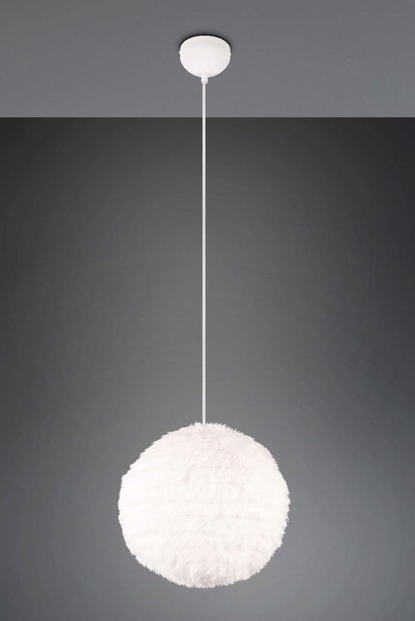 PENDEL FURRY 1XE27 SYNTHETIC WHITE RL CIRCLE