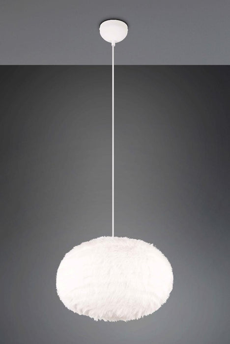 PENDEL FURRY 1XE27 SYNTHETIC WHITE RL OVAL
