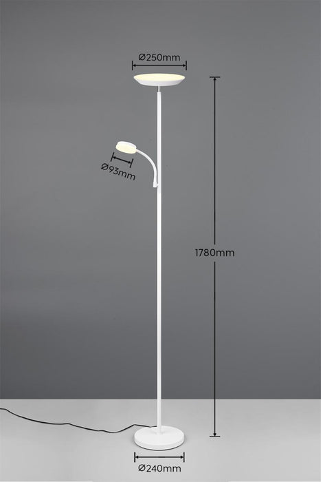 LED LAMP SPECTER 17W METAL WHITE MAT RL