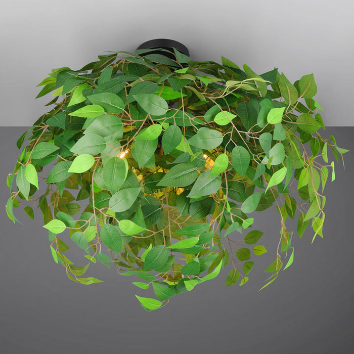 CEILING LEAVY 3XE14 SYNTHETIC GREEN