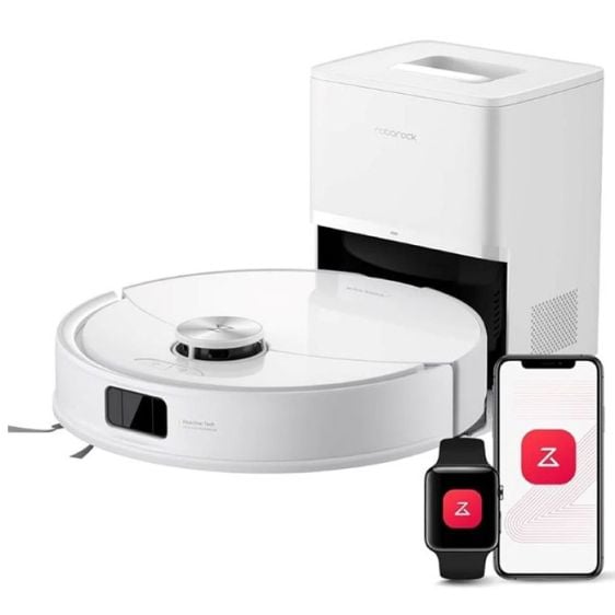 Roborock Q10 PF+ robot vacuum cleaner, white