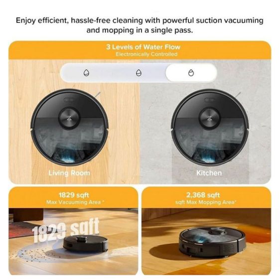 Roborock Q7 TF robot vacuum cleaner, black