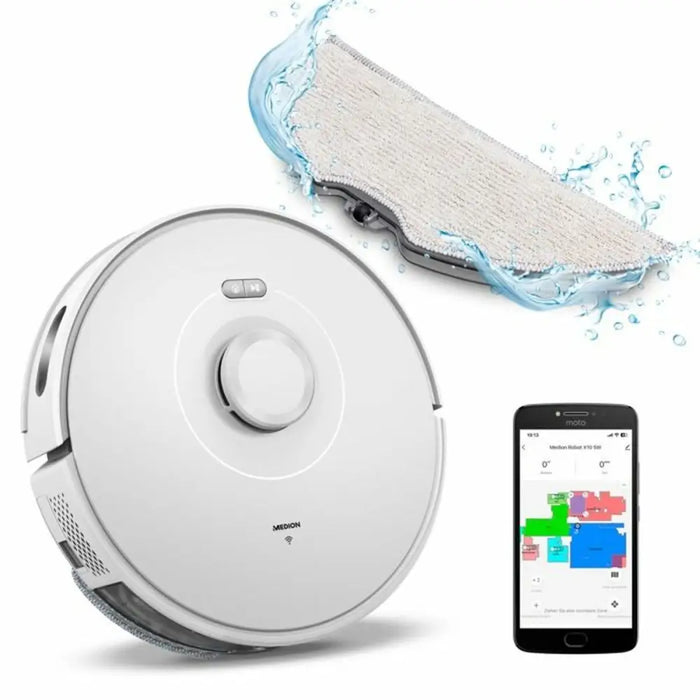 Robot Vacuum Cleaner Medion MD11782 X10 SW - Почистване Прахосмукачки И Гладене<<<Дом Градина<<<BigBuy&&&Прахосмукачки