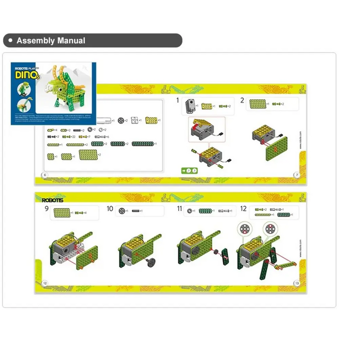 Robotics kit Robotis PLAY 300 DINOs - Роботика<<<Електроника и роботика<<<ValiAPI&&&Роботика и кибер-физични