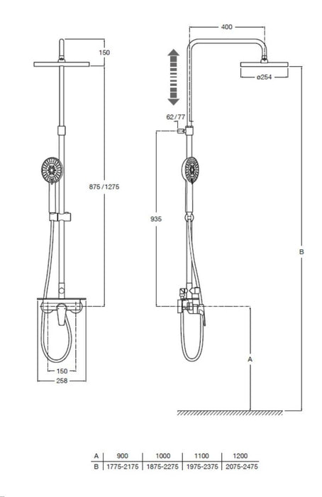 SHOWER SYSTEM EVEN-M ROCA