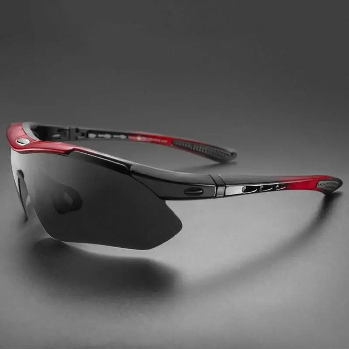 Rockbros 10001 polarizing cycling glasses - black and red - Sport products<<<HurtelXML