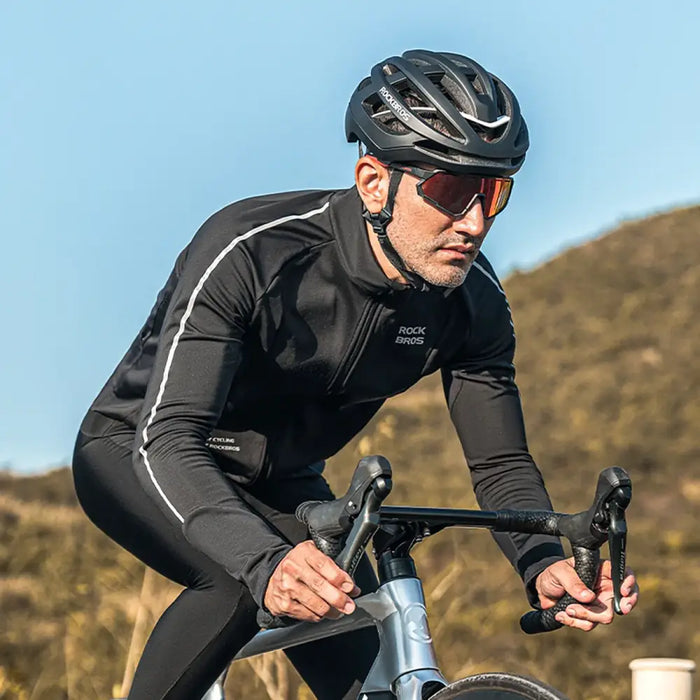 Rockbros 15400002005 long sleeve cycling jersey autumn/winter XXL - black - Sport products<<<HurtelXML