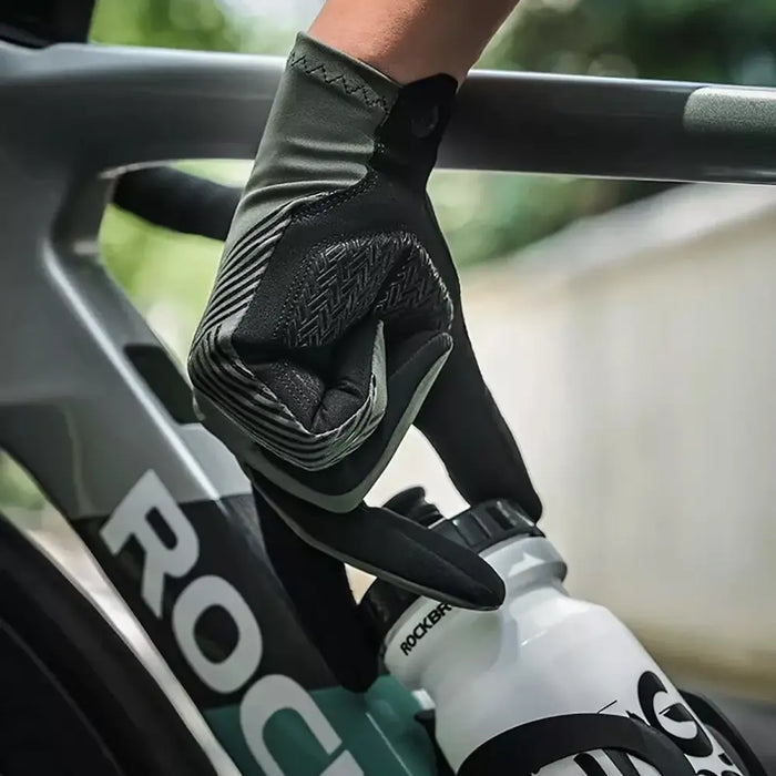 Rockbros 16110006003 shock-absorbing cycling gloves size L - green and black - Cycling gloves<<<HurtelXML