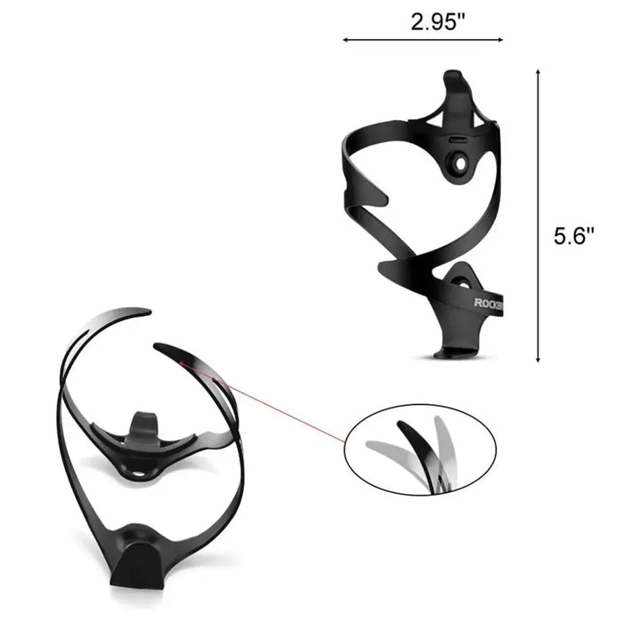 Rockbros 2017-11ABK Aluminum Bike Bottle Holder - Black - Sport products<<<HurtelXML&&&HandlesSIR-UCH<<<Bicycles