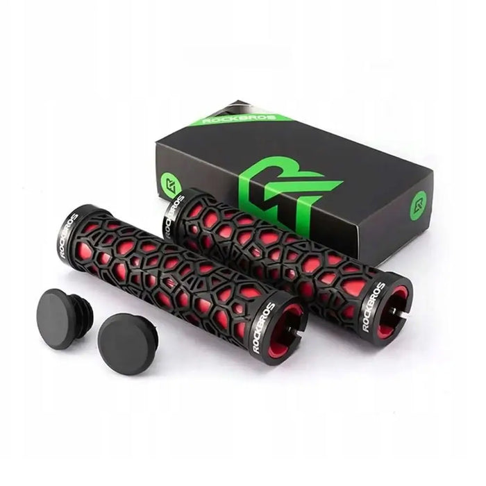 Rockbros 2017-14ARD bicycle grips - black and red - Sport products<<<HurtelXML