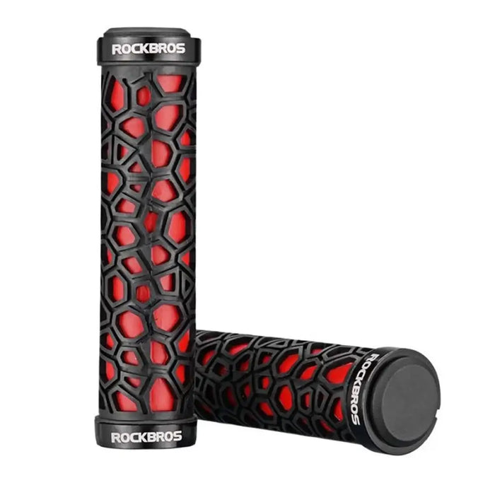 Rockbros 2017-14ARD bicycle grips - black and red - Sport products<<<HurtelXML