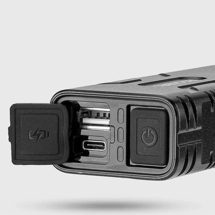 Rockbros 24310002001 bicycle light 850 lm with powerbank function + USB-C - USB-A cable - black - Sport