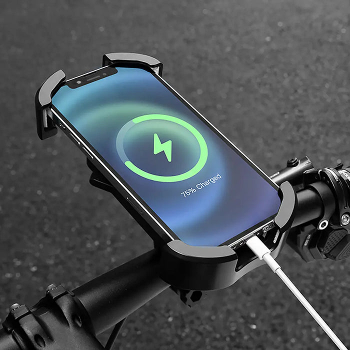 Rockbros 25210032001 Bike Phone Holder for Handlebars - Black - Cell phone