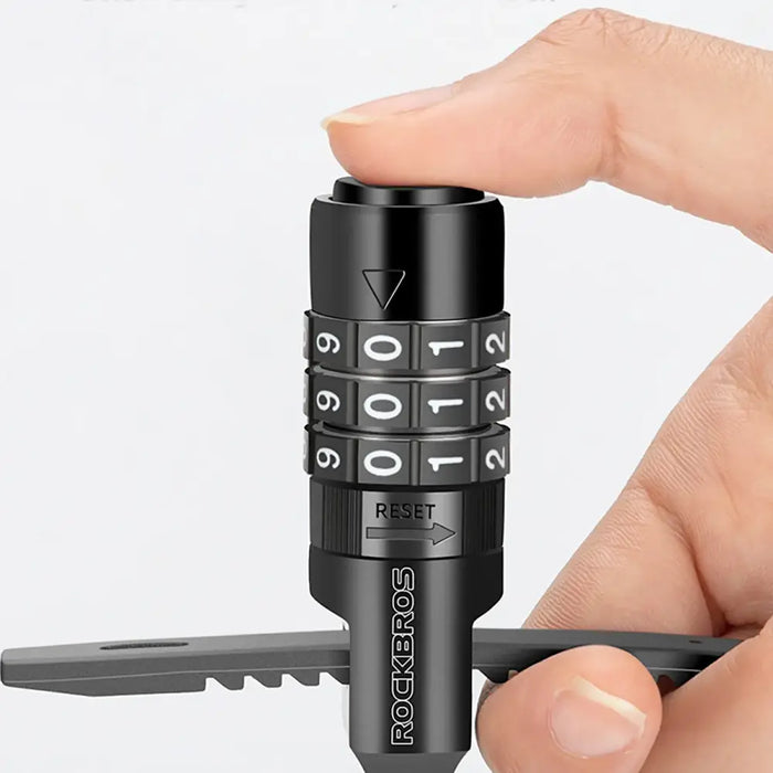 Rockbros 3240001001 bicycle lock for 0.5 m combination - black - Sport products<<<HurtelXML