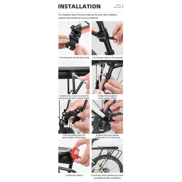 Rockbros 33210004001 bicycle rack with shelf - black - Sport products<<<HurtelXML&&&Racks and trunksSIR-BAG<<<Bicycles