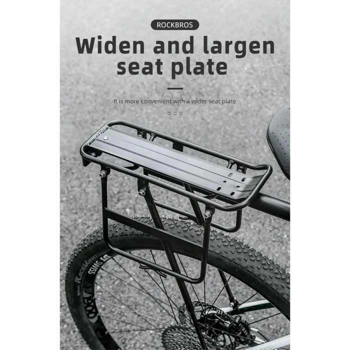 Rockbros 33210004001 bicycle rack with shelf - black - Sport products<<<HurtelXML&&&Racks and trunksSIR-BAG<<<Bicycles