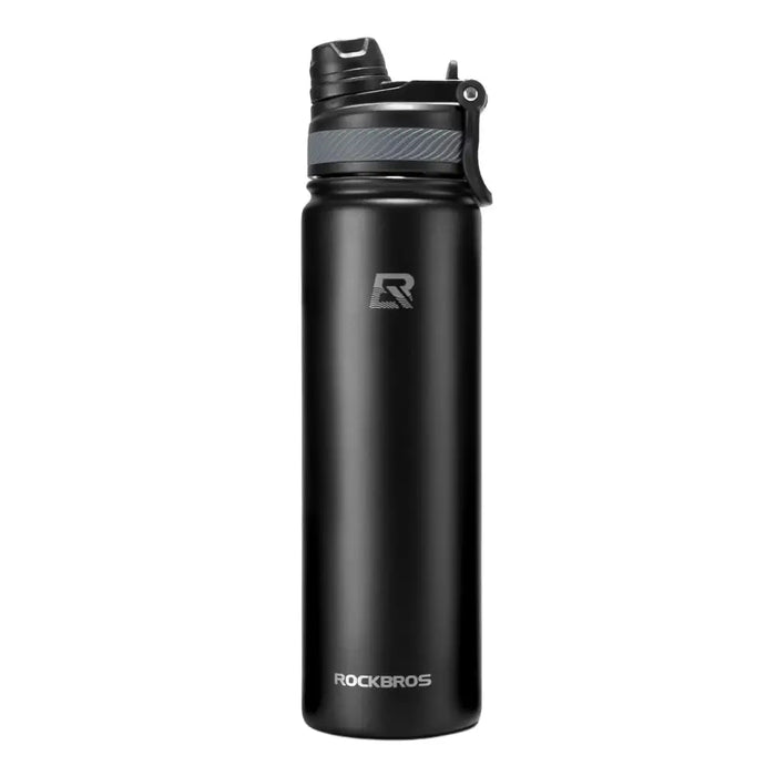 Rockbros 35210029002 thermal bicycle bottle for drinks 650 ml - black - Sport products<<<HurtelXML