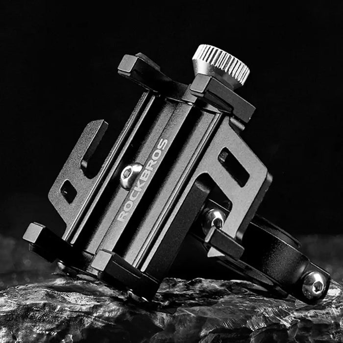 Rockbros 699-BK Aluminum Alloy Bicycle Phone Holder - Black - Sport products<<<HurtelXML&&&HandlesSIR-UCH<<<Bicycles