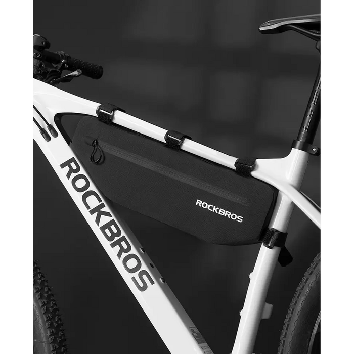 Rockbros AS-043 bicycle bag with Velcro 3l - black - Sport products<<<HurtelXML&&&Bags and panniersSIR-TOR<<<Bicycles