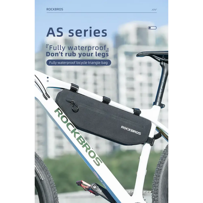 Rockbros AS-043 bicycle bag with Velcro 3l - black - Sport products<<<HurtelXML&&&Bags and panniersSIR-TOR<<<Bicycles