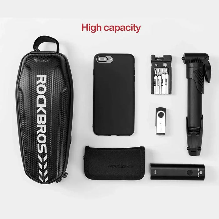Rockbros B60 waterproof bicycle bag for frame - black - Sport products<<<HurtelXML