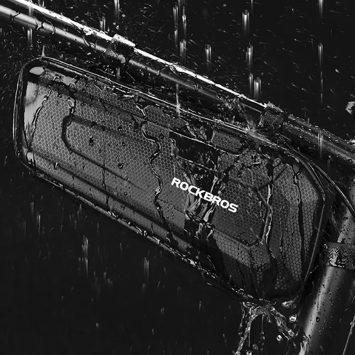 Rockbros B66 waterproof bicycle bag for frame - black - Sport products<<<HurtelXML