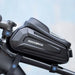 Rockbros B68 bicycle bag for armored frame with phone pocket and cover 1.7l - black - Sport products<<<HurtelXML&&&Bags