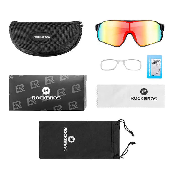 Rockbros bicycle glasses photochromic 10135R (red) - Glasses<<<Bicycle accessories<<<Sport<<<InnproXML