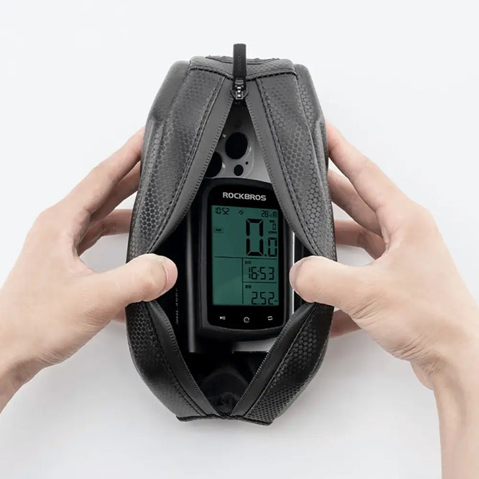 Rockbros Bike Bag Rigid Frame Top Tube 1.4l - Black - Sport products<<<HurtelXML