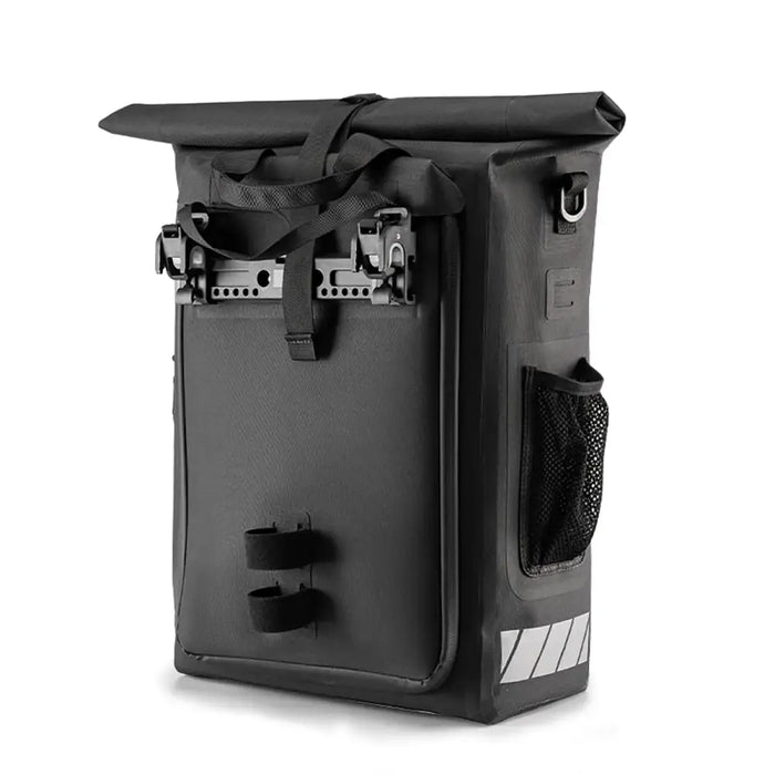 Rockbros Bike Bag with Backpack Function Waterproof with Helmet Attachment 18l - Black - Sport products<<<HurtelXML