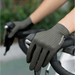 Rockbros Breathable Full Finger Cycling Gloves Size: XXL - Green - Cycling gloves<<<HurtelXML