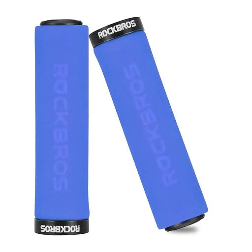 Rockbros BT1001BLBK sponge bicycle handlebar grips - blue and black - Sport products<<<HurtelXML