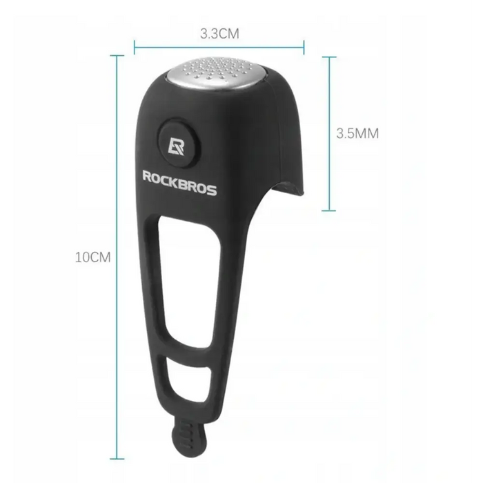Rockbros CB1709BK electronic bicycle bell - black - Sport products<<<HurtelXML