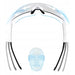 Rockbros Cycling Glasses Photochromic with UV Protection and Corrective Insert - White - Sport