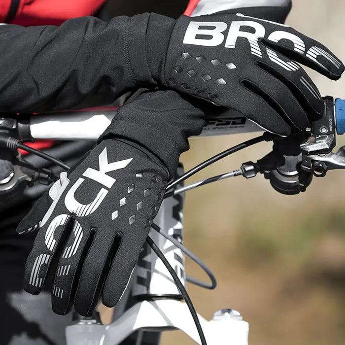 Rockbros cycling gloves insulated long size: M - black and gray - Cycling gloves<<<HurtelXML