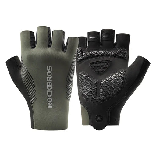 Rockbros cycling gloves spring/summer/autumn short fingers size: S - green - Cycling gloves<<<HurtelXML