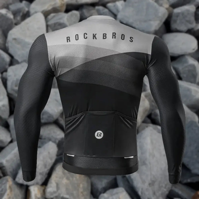 Rockbros cycling jersey 15120009004 long sleeve spring/summer XL - black - Sport products<<<HurtelXML