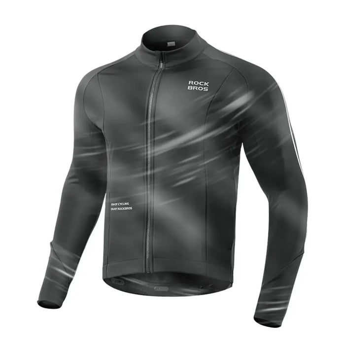 Rockbros cycling jersey 15400002003 long sleeve fall/winter L - black - Sport products<<<HurtelXML