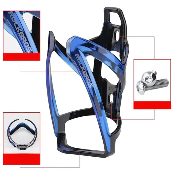 Rockbros FK338 Bike Bottle Holder - Black and Blue - Sport products<<<HurtelXML&&&HandlesSIR-UCH<<<Bicycles