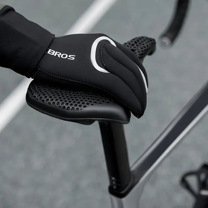 Rockbros Full Waterproof Cycling Gloves Size: L/XL - Black - Cycling gloves<<<HurtelXML